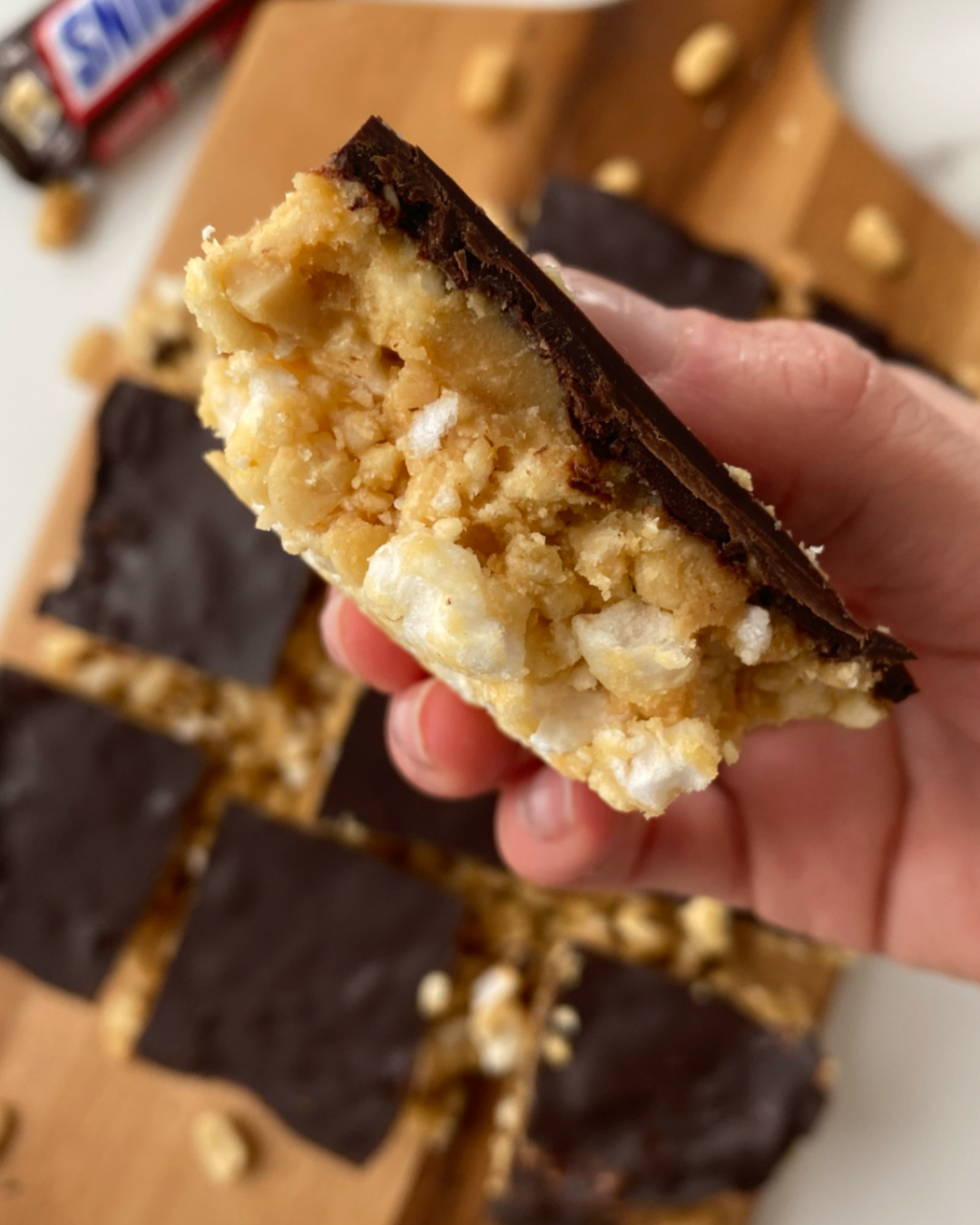 rice cake snickers